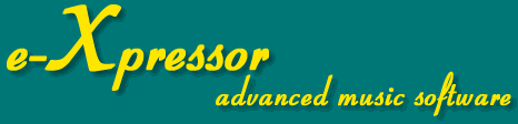 e-Xpressor - advanced music software